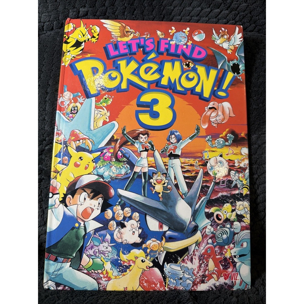 Let's Find Pokemon Vol. 3 - Hardcover Book - Rare Collectible